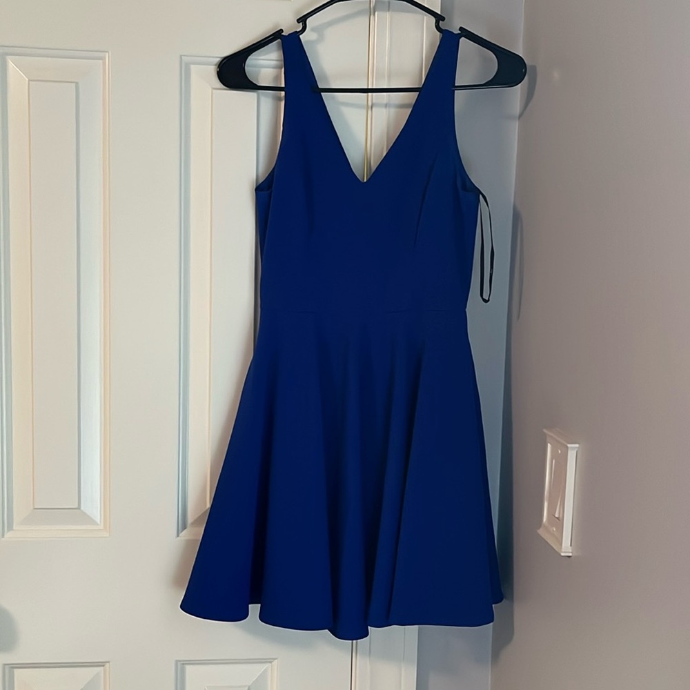 Lulus || royal blue mini dress